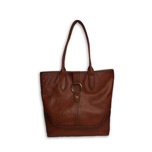 Frye Cognac Brown Leather Ring Tote
Shoulder Bag